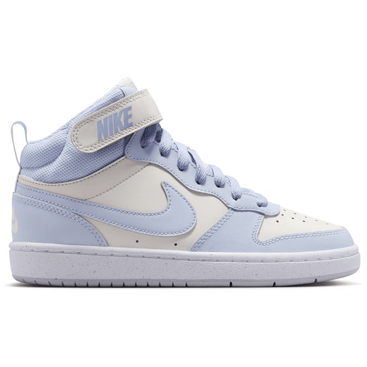 Nike Court Borough Mid 2 in Platinum Tint/White/Ghost GS