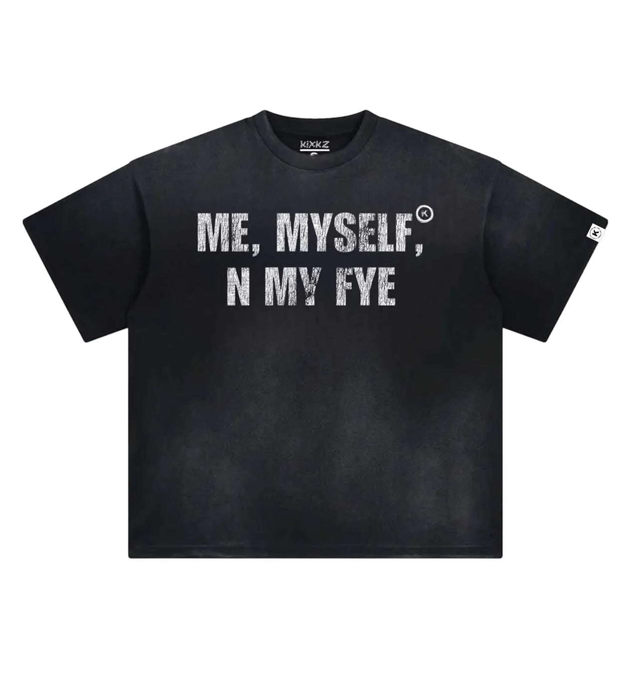 Me, Myself n My Fye tee black/white