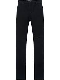 RTA Bryant Flocked Jeans black