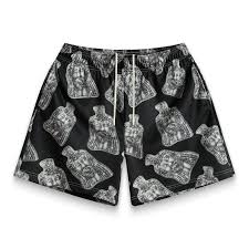 Bravest studio Black Jesus piece shorts