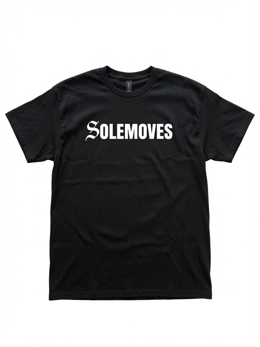 Solemoves Tee Black/White