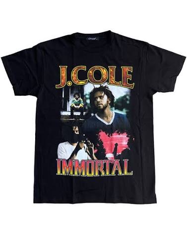 J. Cole Immortal 2016 Dreamville Rap Hip Hop T-Shirt