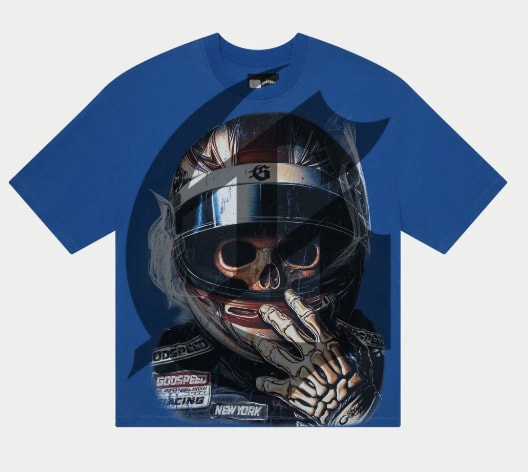 Godspeed Blue Racer Tee