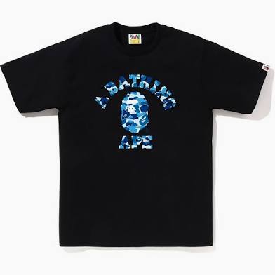 BAPE ABC Camo By Bathing Ape Tee Black/Blue
