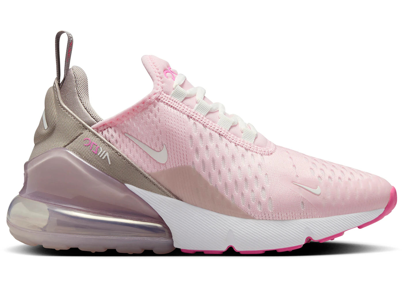Nike Air Max 270 Pink Foam College Grey Platinum Violet Summit White (GS)