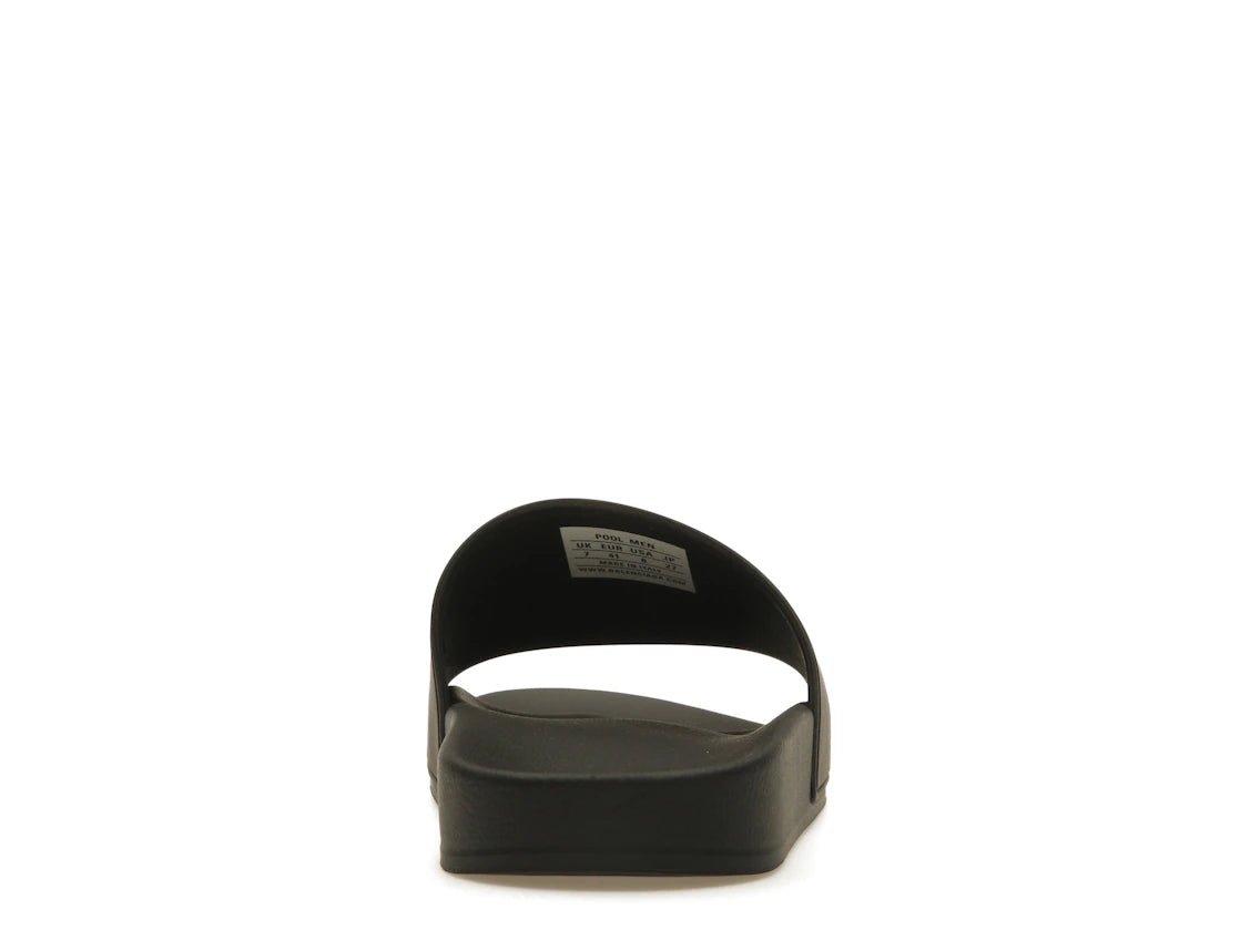 Balenciaga Pool Slide Black White