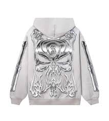 Revenge Chromed Out Cement Hoodie