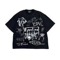 Mixed emotions Chaos Black tee