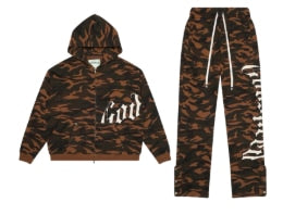 Godspeed Og logo sweatsuit V2 brown/camo boom