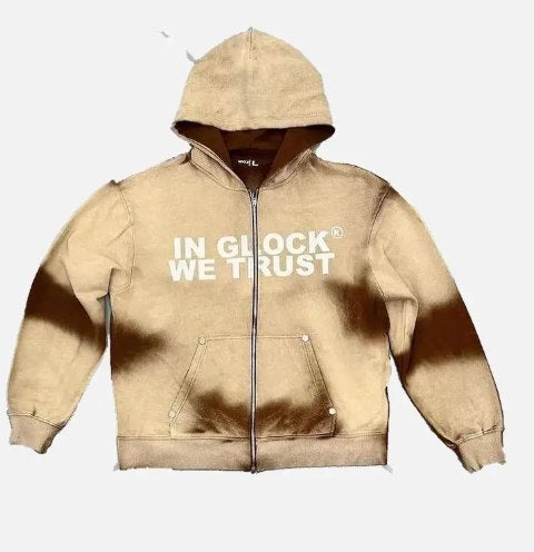 IGWT Hoodie Brown Zip Up