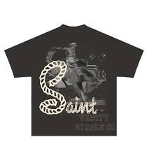SAINT VANITY STABLE TEE FADED BLACK