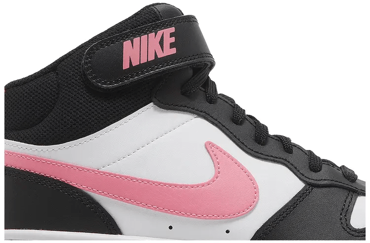 Nike Court Borough Mid 2 (GS) — Black/Sunset Pulse-White