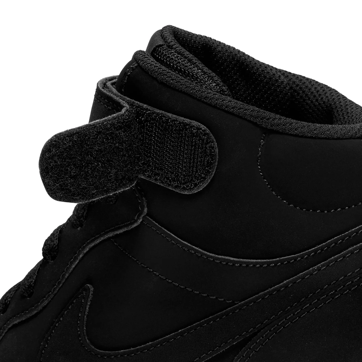 Nike Court Borough Mid Triple Black GS