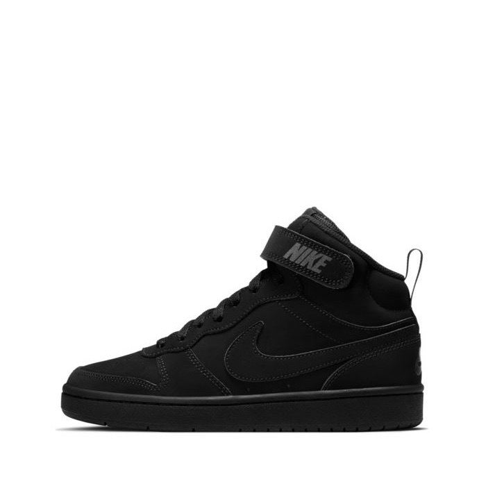 Nike Court Borough Mid Triple Black GS