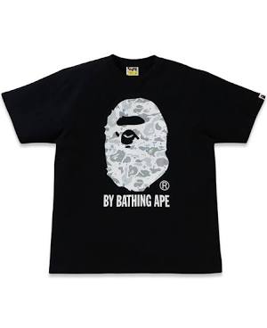 Bape Space Camo By bathing Black Tee