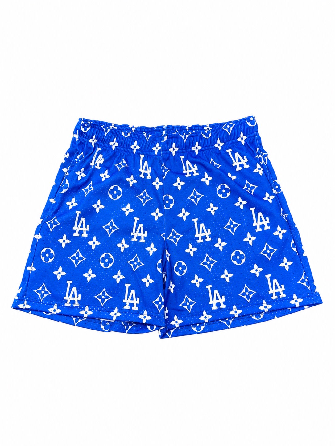 Bravest studio mesh shorts blue and white LA