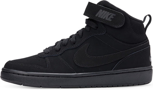 Nike Court Borough Mid Triple Black GS