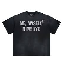 KIXKS ME MYSELF N MY FYE BLACK WASHED TEE