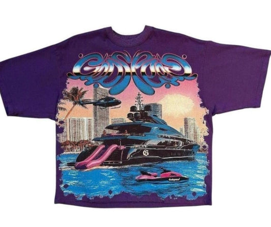 godspeed purple yacht tee