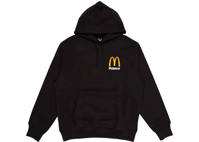 PALACE MCDONALDS HOODIE BLACK