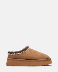 Steve Madden Slippers-Chestnut