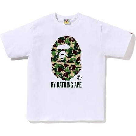 Bape Tee ABC camo/white