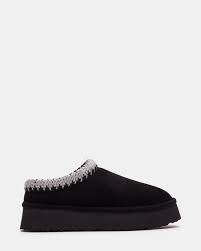 Steve Madden Slippers- Black