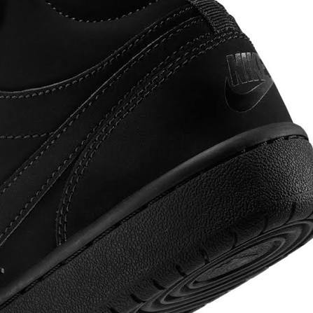 Nike Court Borough Mid Triple Black GS