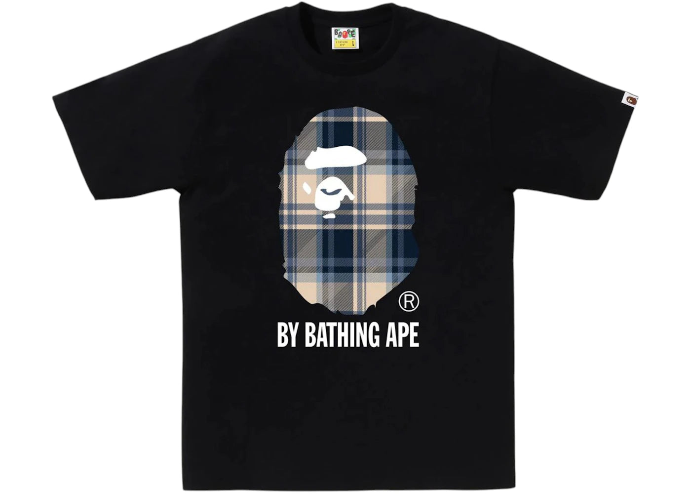 BAPE Check By Bathing Ape Tee (FW25) Black/Blue