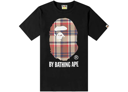 BAPE Check By Bathing Ape Tee (SS20) Black/Red