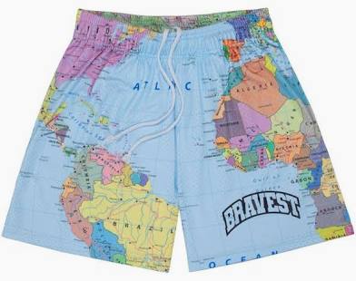 bravest studios Atlas mesh shorts