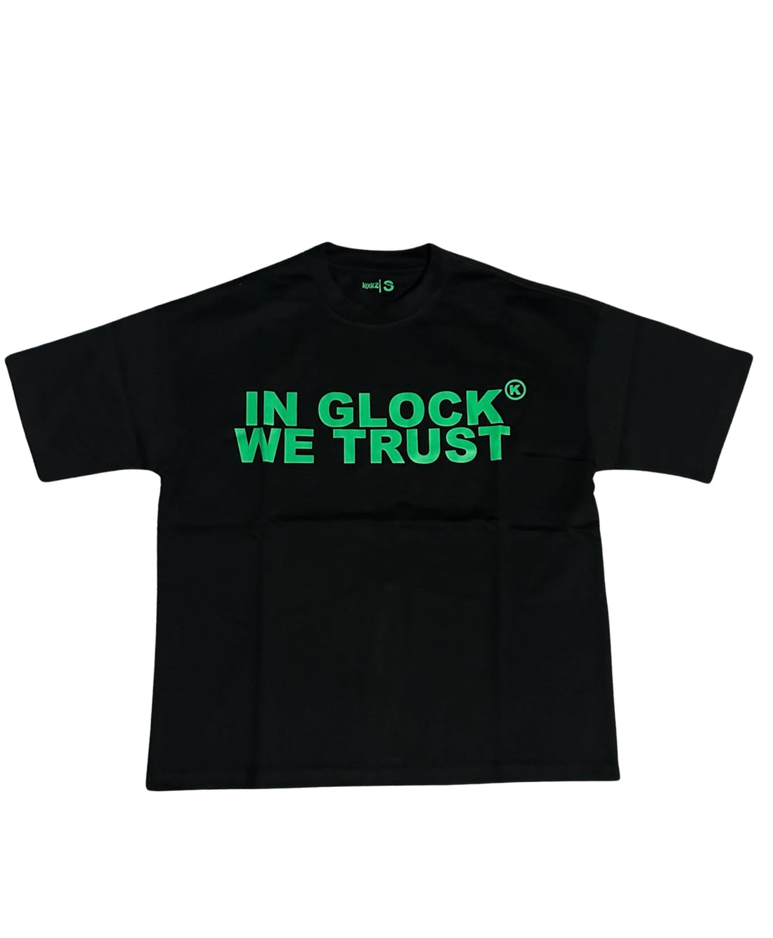 In Glock We Trust tee green/black