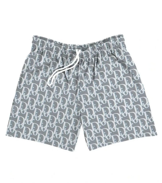 Bravest studios grey oblique mesh shorts