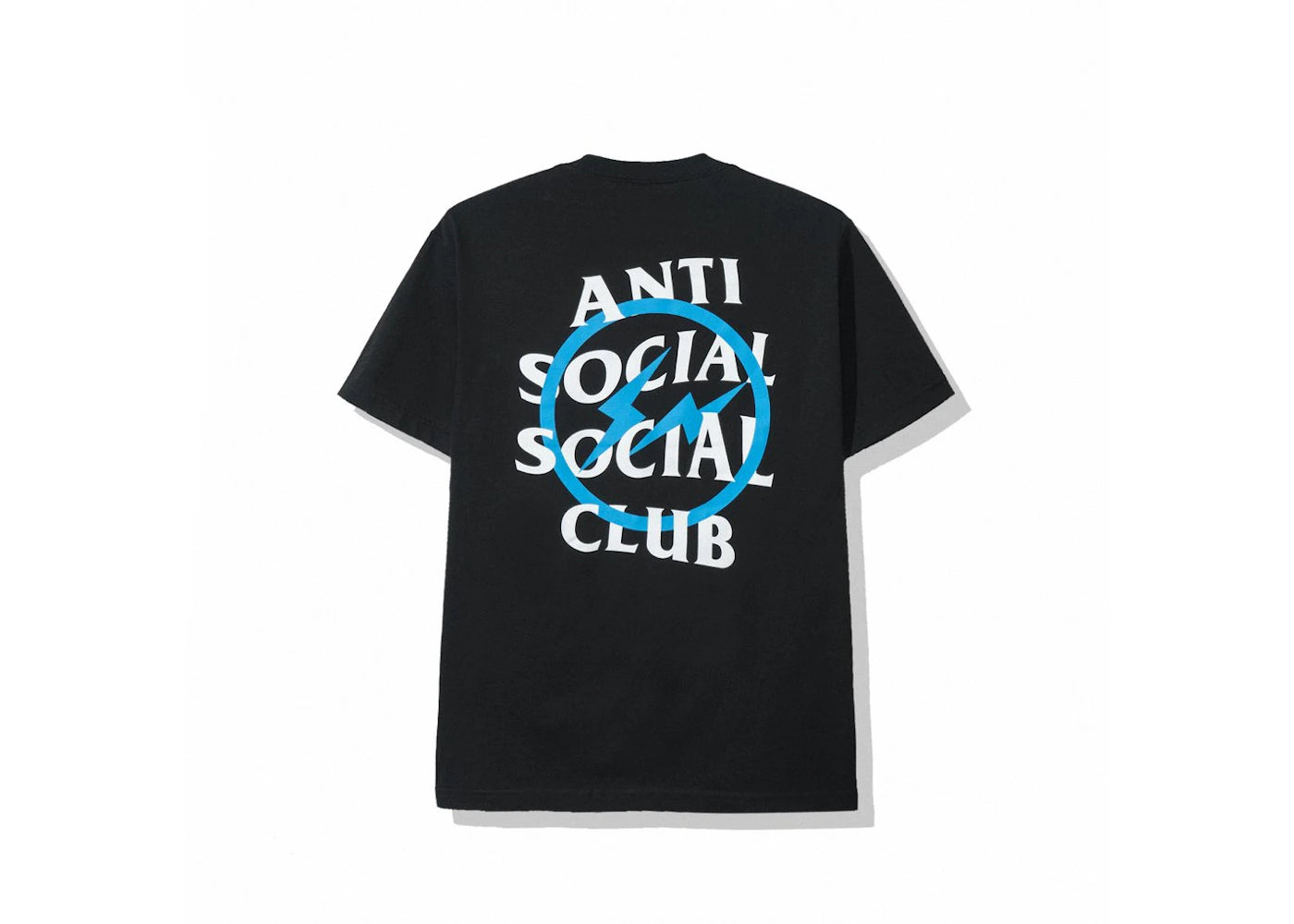 Anti Social Social Club x Fragment Blue Bolt Tee (FW19) Black