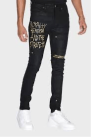 KSUBI JEAN BLACK GOLD