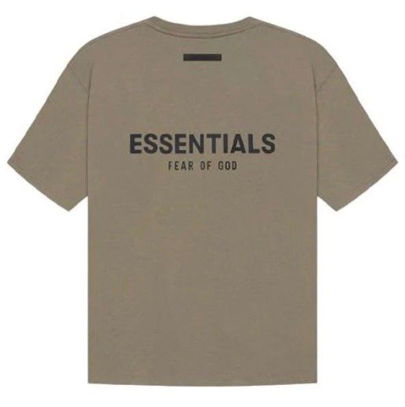 essentials tee taupe ss21