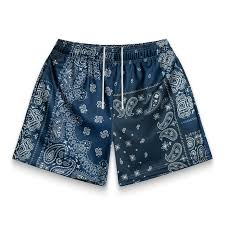 Bravest studio mesh shorts Navy paisley print