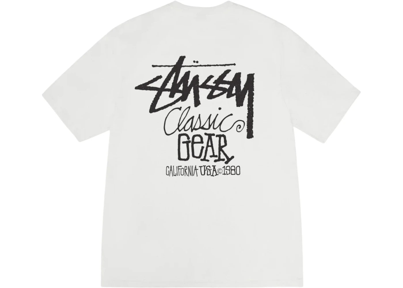 Stussy Classic Gear Pig. Dyed Tee Natural