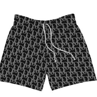 Bravest studio black and grey mesh shorts