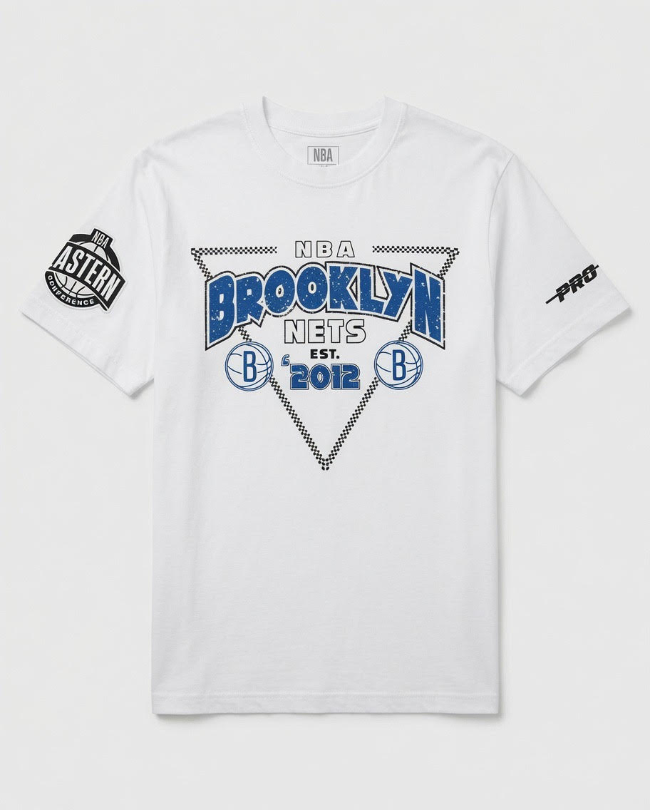 PRO. STANDARD BROOKLYN NETS  TEE WHITE