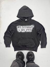 Me Myself N My Fye Black Hoodie
