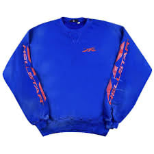 Hellstar Gel Crewneck Blue & Red