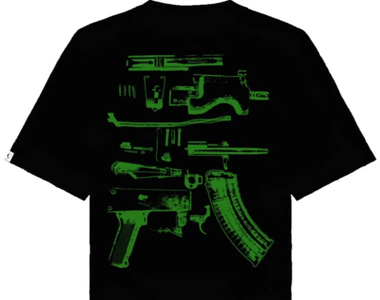 In Draco we Trust tee black/green