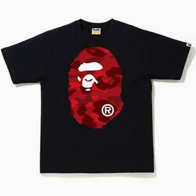 Bape Tee Red/Black