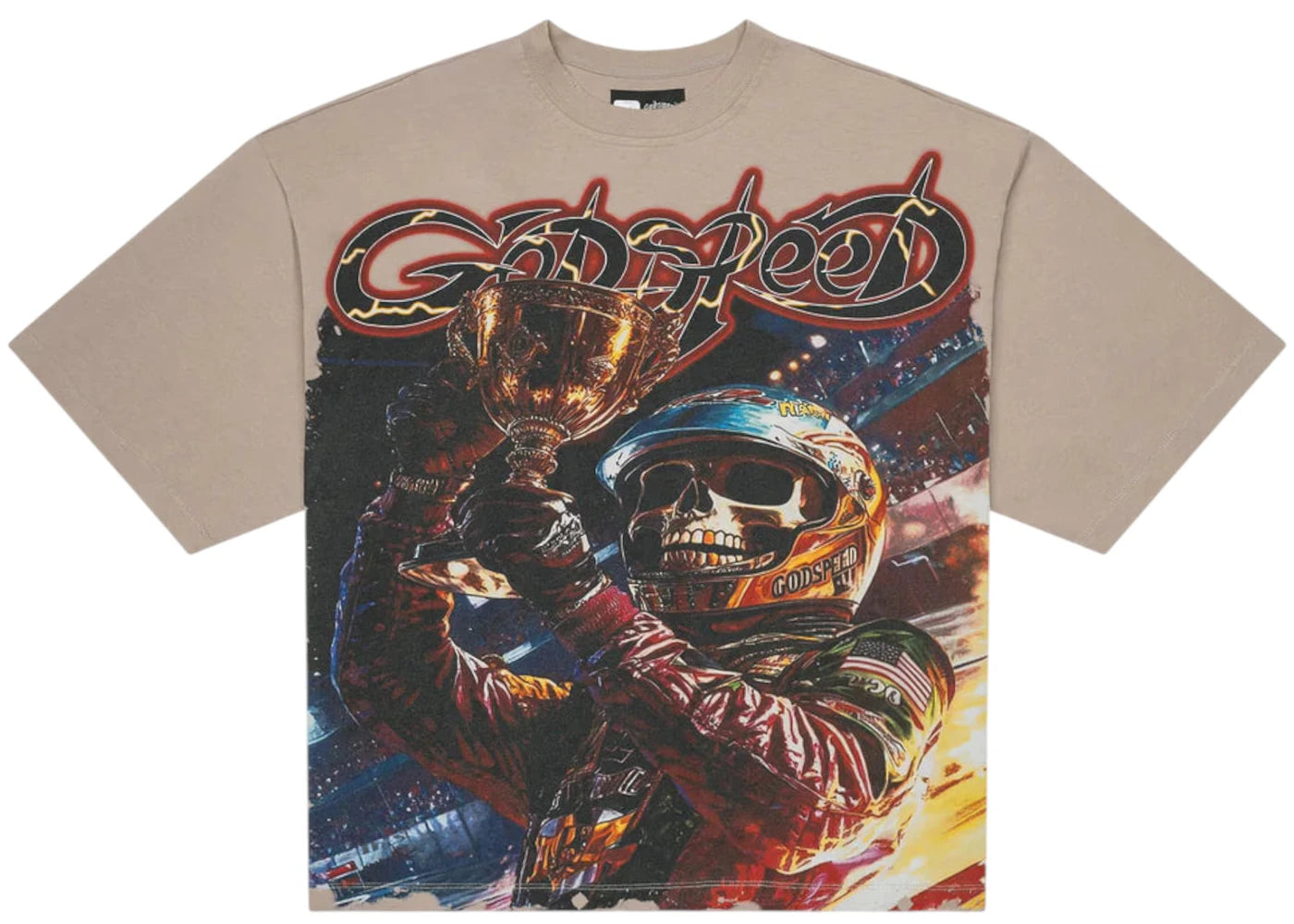 Godspeed Podium Dreams T-shirt Stone