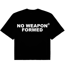 No Weapon Formed tee black/white