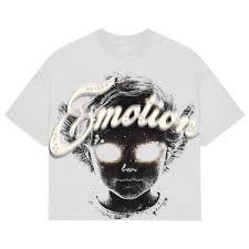 Mixed emotion pearl cropped tee white