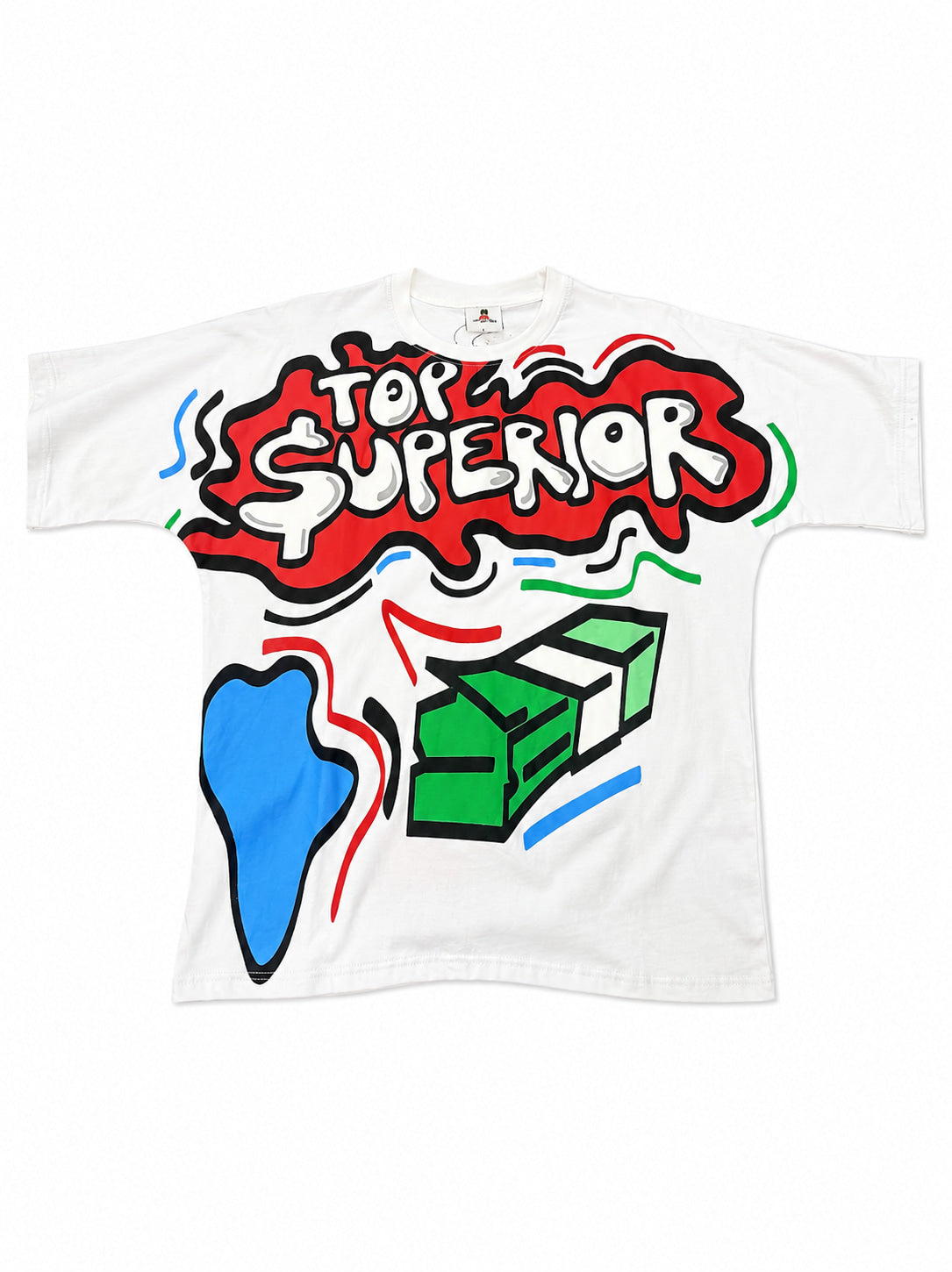 TOP SUPERIOR GRAPHIC TEE WHITE