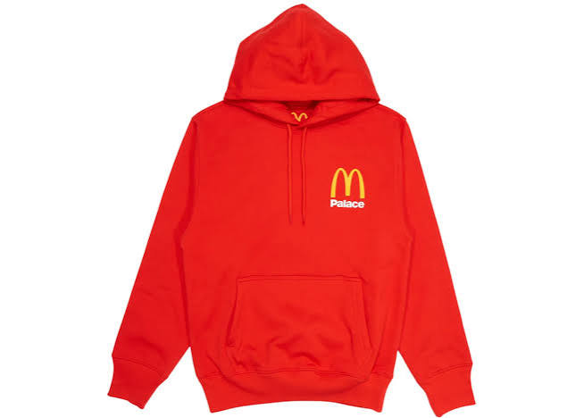 PALACE MCDONALDS HOODIE RED