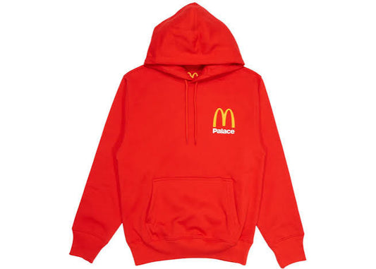 PALACE MCDONALDS HOODIE RED